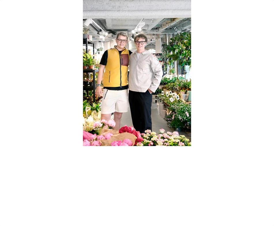 Bild von Valentin und Jakob Kiefl im Future Retail Store